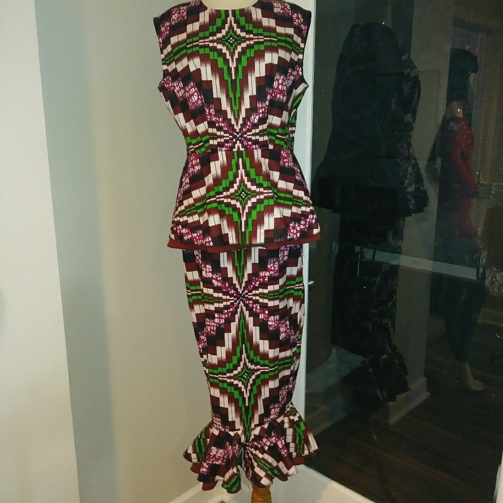 Custom made ankara outfit
